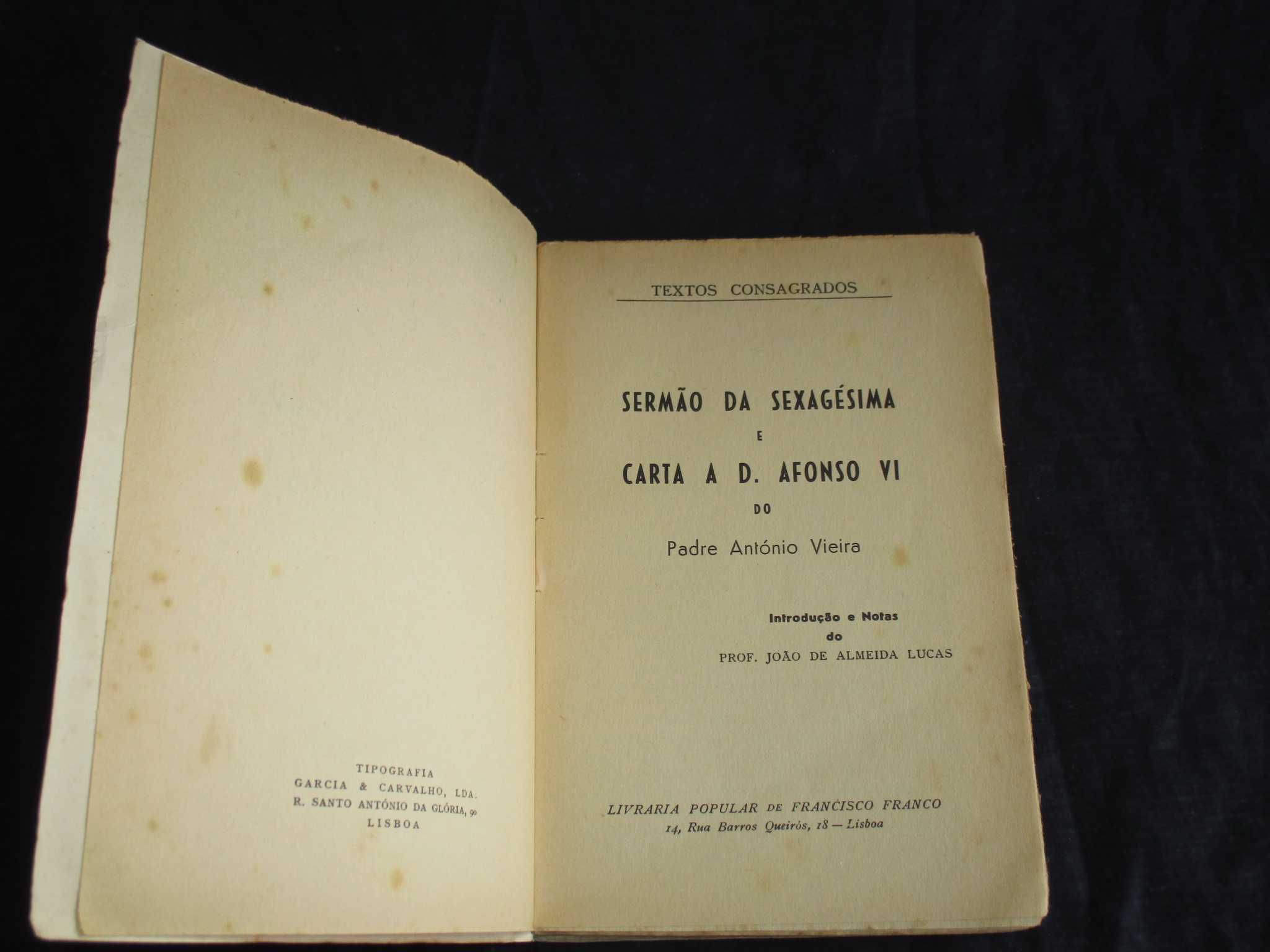 Livros Textos Consagrados Livraria Popular de Francisco Franco