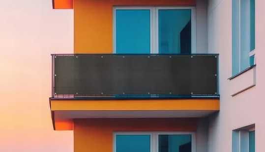 NOWA OSŁONA Na Balkon 95% Grafit 0,9x7m MATA Taras Przeciwsłoneczna UV