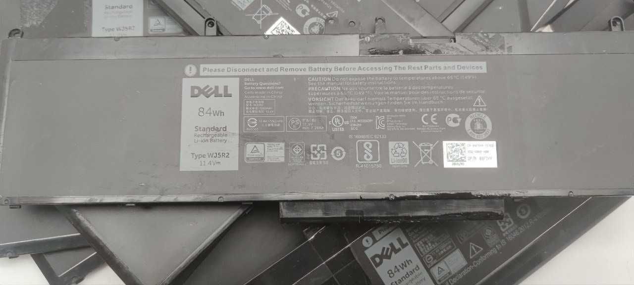 Батарея АКБ Dell Precision 3510 WJ5R2 11.4V 84Wh