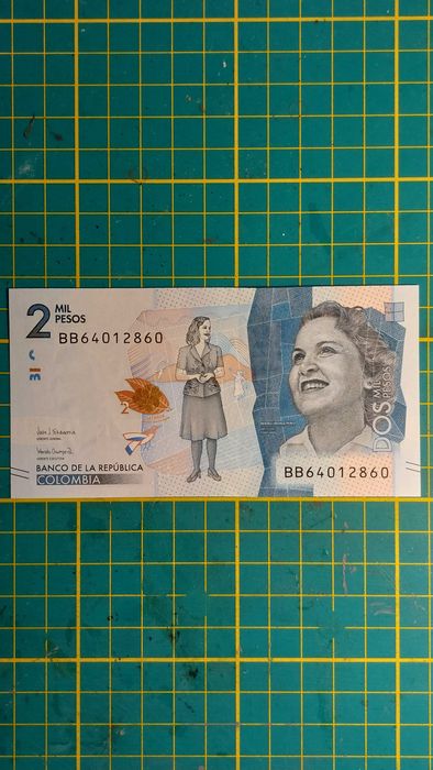 Nota 2000 pesos Colombianos (UNC)