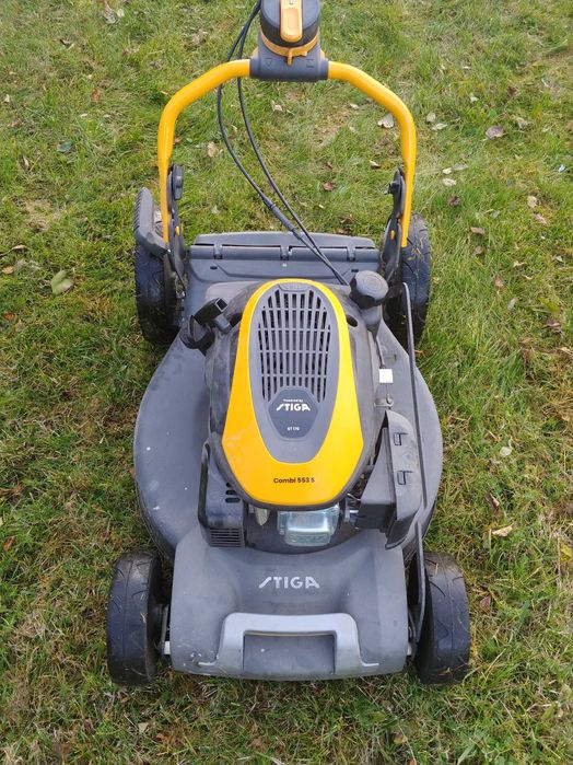 Combi 553 S spalinowa Kosiarka Stiga napęd kosz funkcja mulczowania