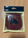 2 Pares de atacadores cor de vinho 135 cm Novos