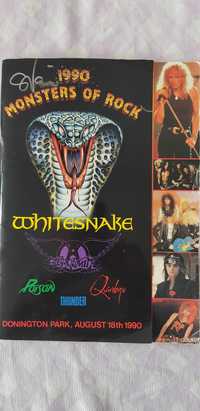 Autograf Steve Vai na programie Whitesnake i inni-Monster of Rock 1990