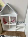 Drwwniany duzy domek dla barbie drewniane kreacje