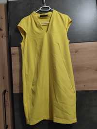 Żółta sukienka Reserved 40 L cytrynka