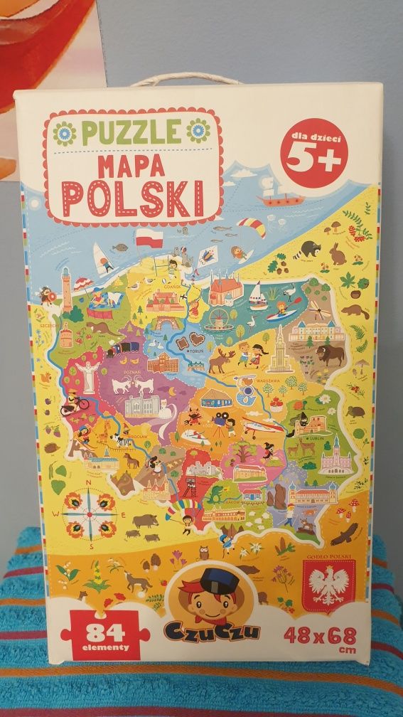 Puzzle Czu czu Mapa Polski