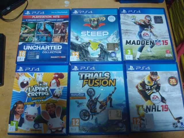 lote 5 jogos originais playstation 4