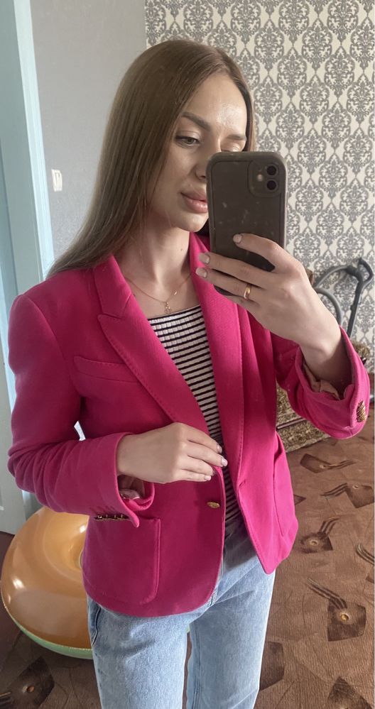 Піджак zara рожевого кольору