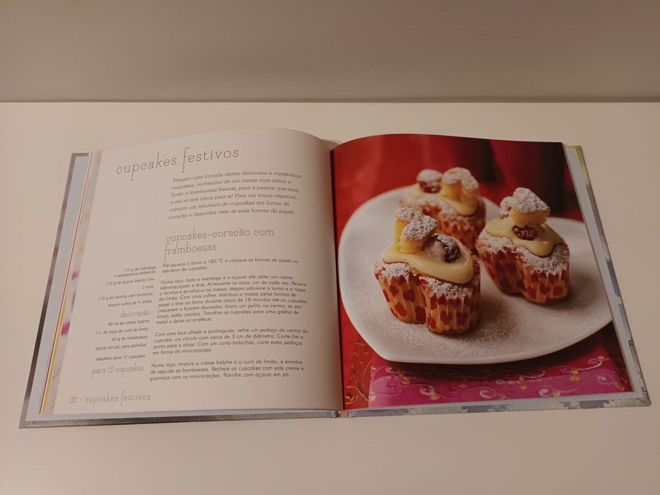 Livro sobre cupcakes