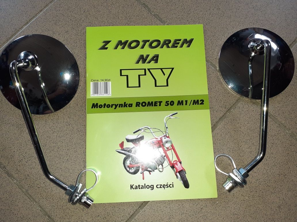 Nowy zestaw instrukcja obsługi katalog czesci rama silnik+lusterka pl
