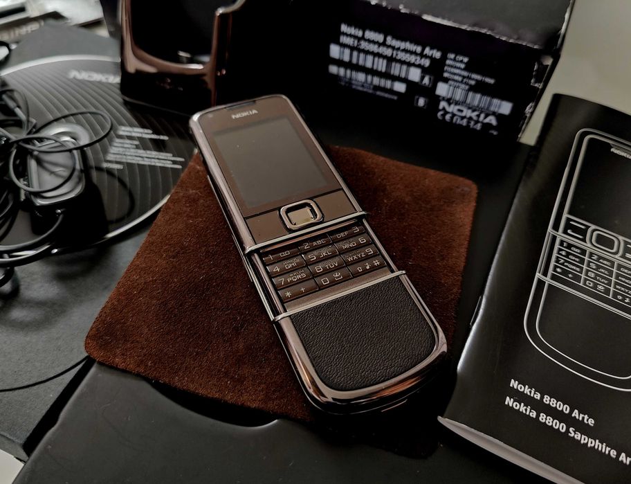 NOKIA 8800 ARTE SAPPHIRE BROWN ! Оригинал,комплект ! Life timer 75ч !
