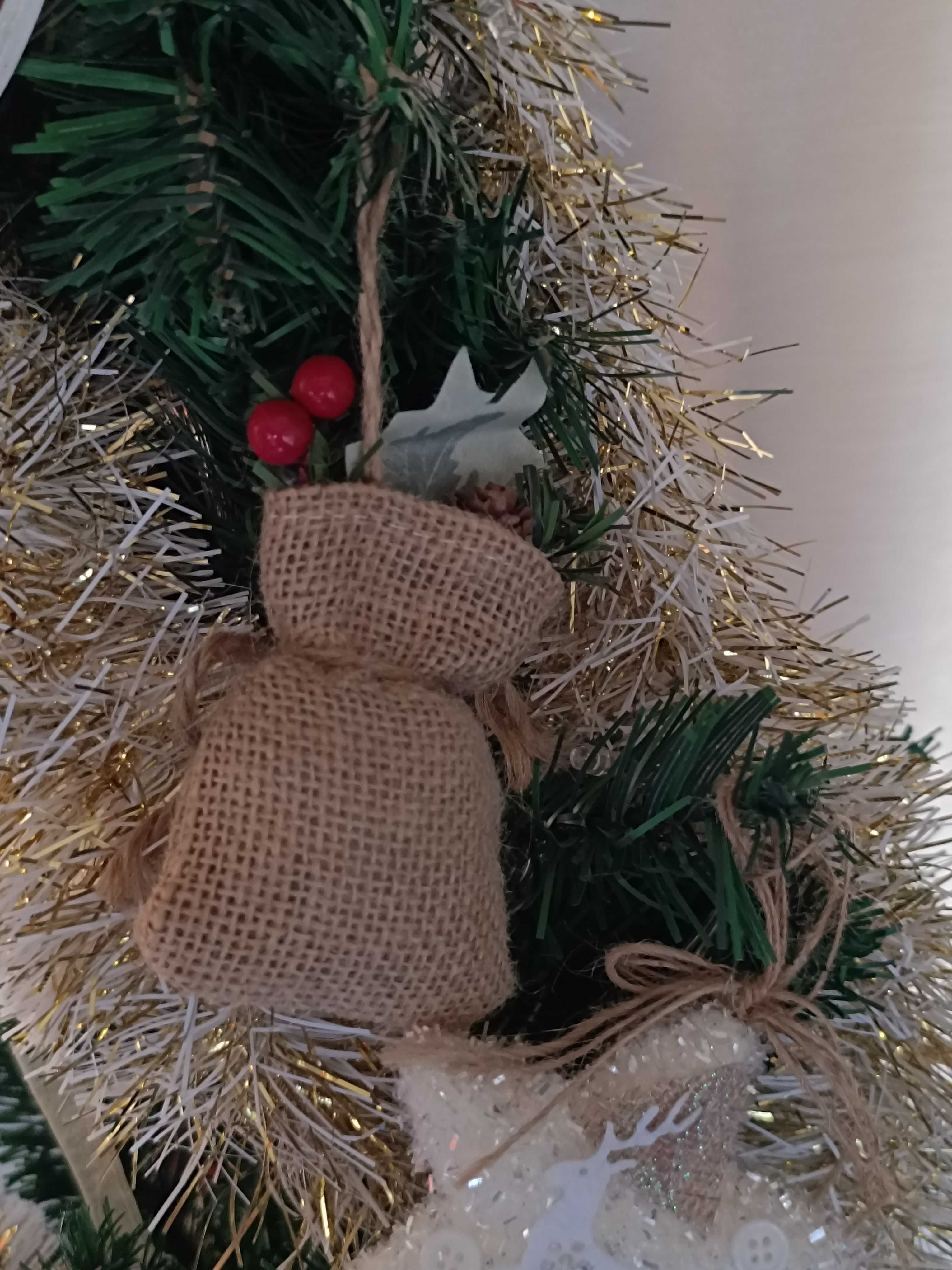 Pinheiro de Natal 125cm com decorações