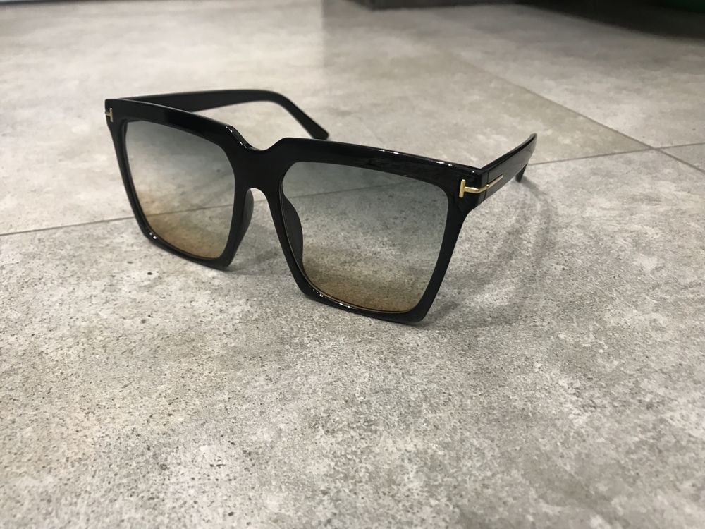 Nowe okulary przeciwsłoneczne kwadratowe inspired by tom ford sabrina