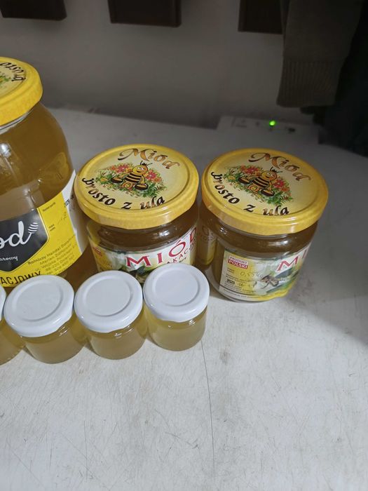 Miód akacjowy 2 kg z własnej pasieki