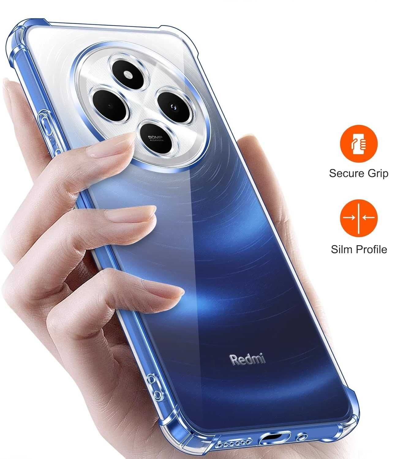 Etui Anti-Shock do Xiaomi Redmi 14C + Szkło Hartowane
