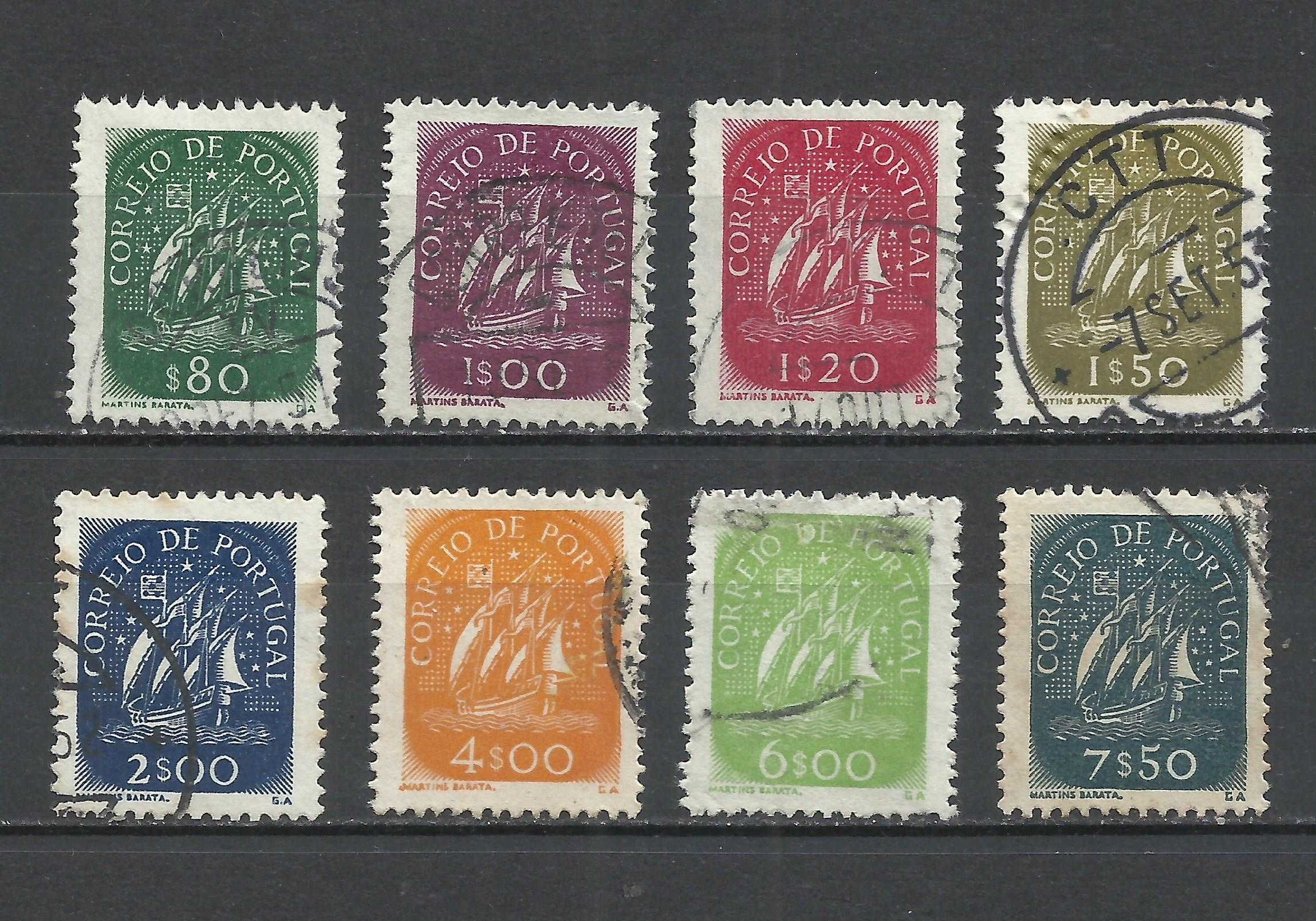 Selos portugueses – Série caravelas 1943 e 1948/ 1949