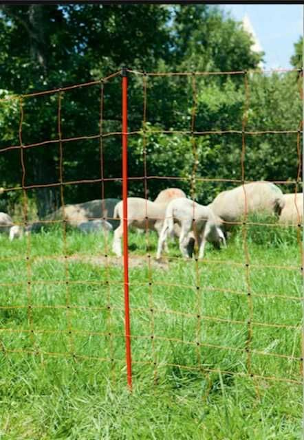 Siatka dla owiec OviNet, 50m, 90 cm, poj. szpic, pomarańczowy, Kerbl