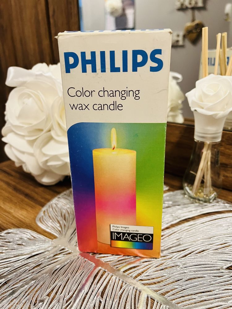 Philips magiczna swieca woskowa zmieniajaca kolor *Bateria w komplecie