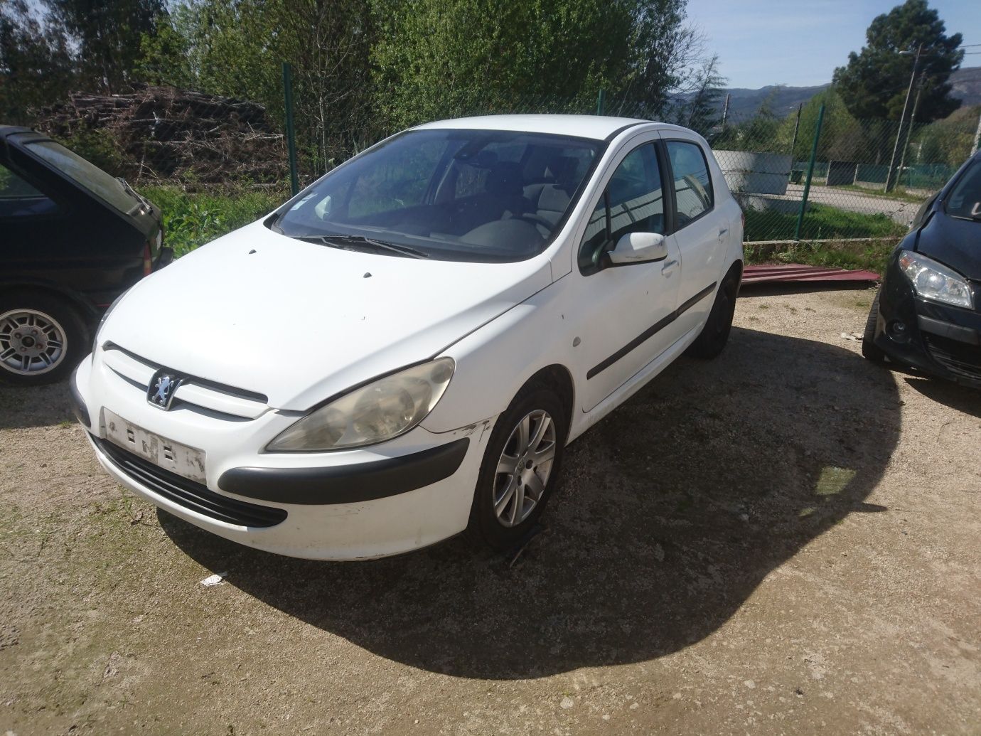 Peças Peugeot 307 Motor 2.0HDI RHY, frente completa, airbags, porta