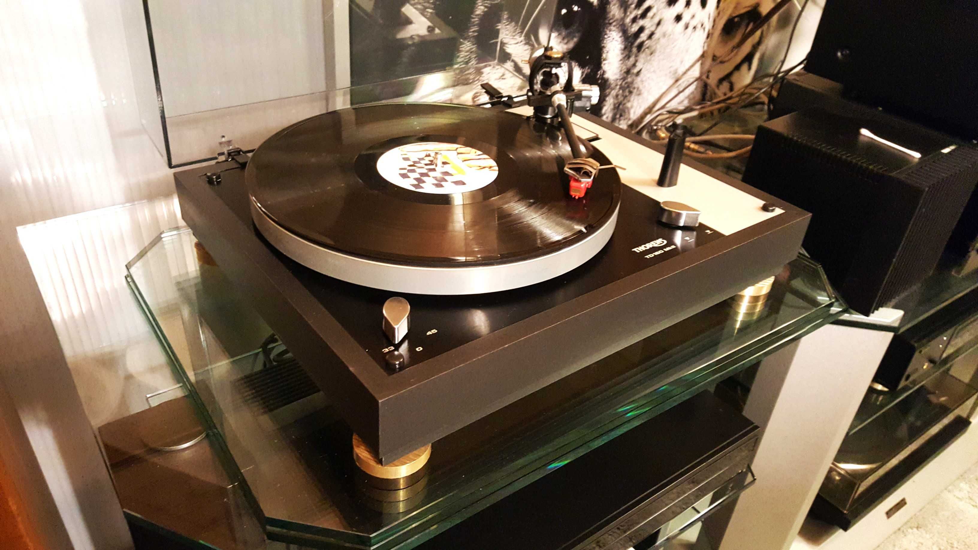 Gramofon Thorens TD 160 MK II / TD 166 idealny Satin Mc117 Z