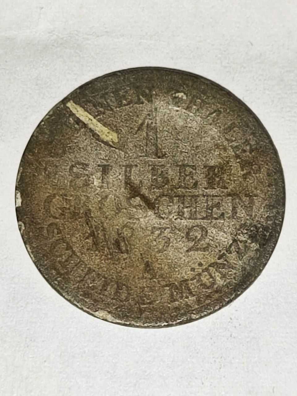 moneta 1 grosz srebrny Cent 1832 "A"