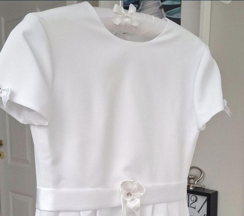 *Emmi Mariage* cudna sukienka alba komunijna bolerko torebka halka 134