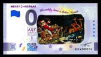 0 euro Merry Christmas Włochy  limited edition kolor