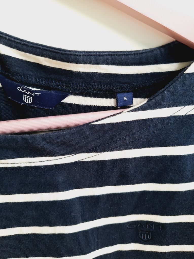 Sukienka premium Gant basic  S w paski marynarska