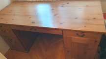 Biurko drewniane Leksvik Hemnes Ikea