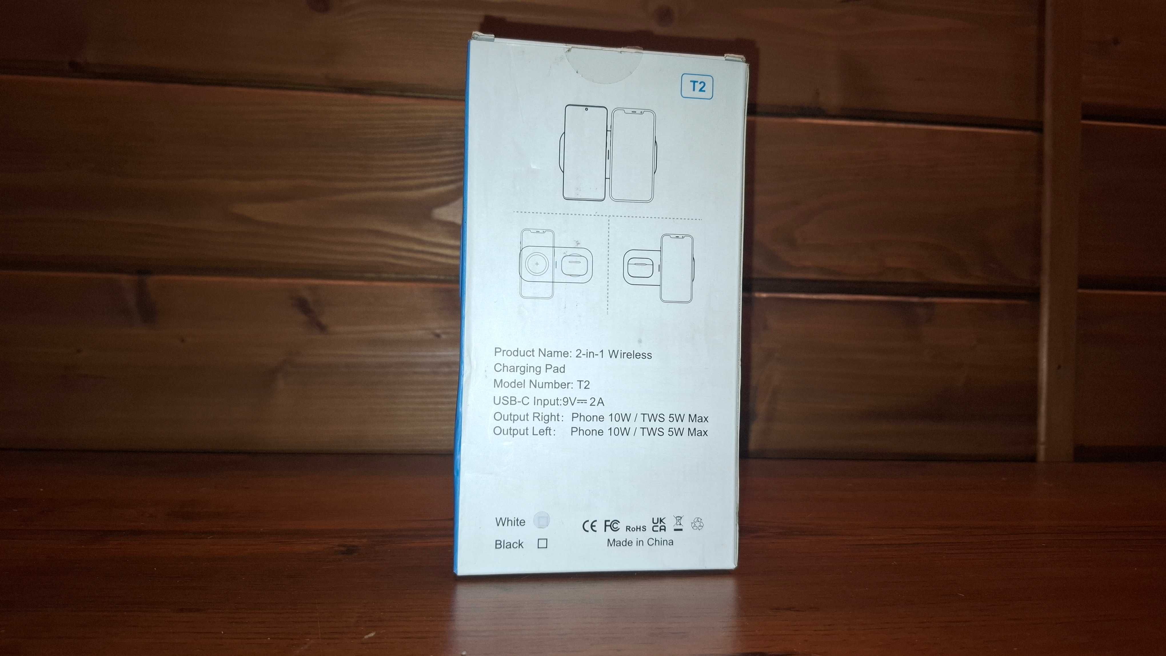 Ładowarka Bezprzewodowa 2 w 1 - Wireless Charger 2 in 1