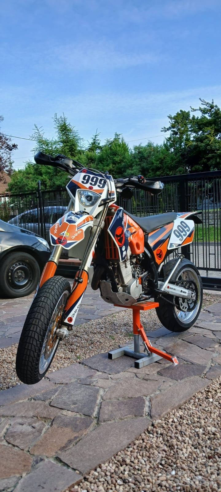 KTM EXC 450 Rok 2005 Rejestracja Szwecja Supermoto Akrapovic