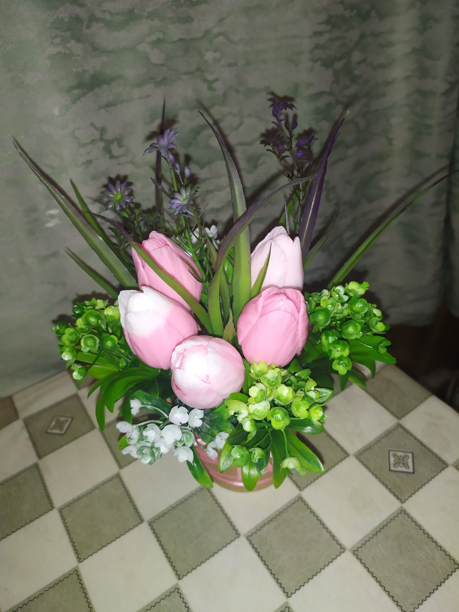 Мыло букет тюльпанов к 8 марта