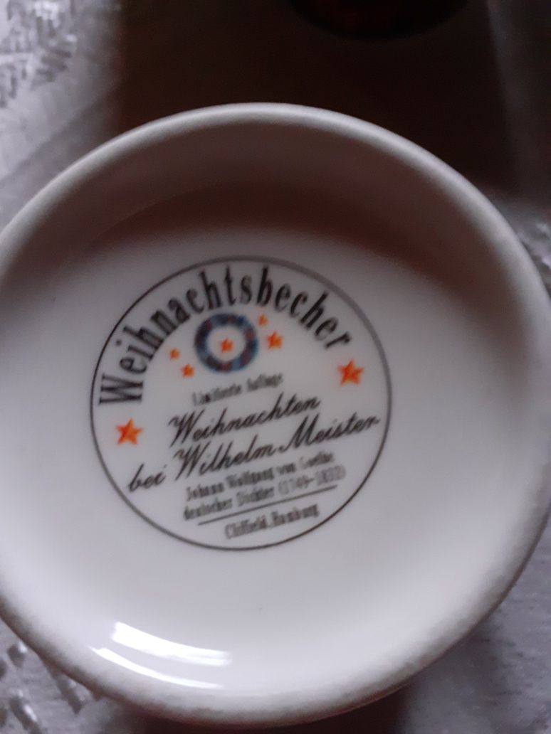 Kubek świąteczny z porcelany Weihnachtsbecher