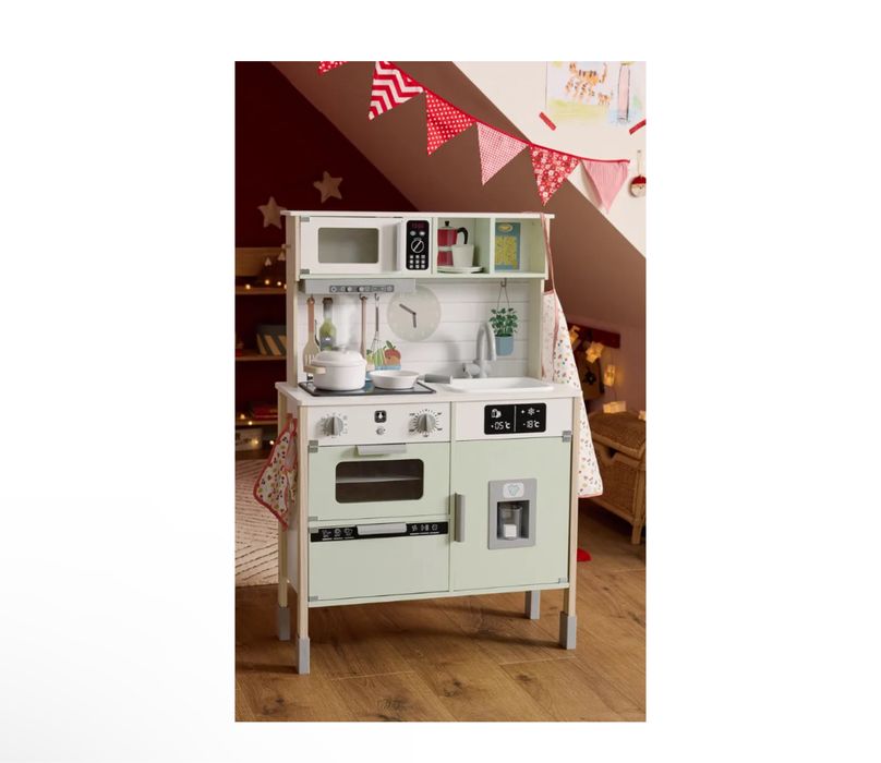 Дитяча деревяна кухня детская деревяная lupilu
