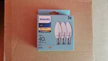 Philips Żarówki Zestaw 3 X 5W Led E14 2700K 470Lm, nowe