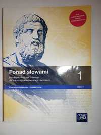 Podręcznik Ponad słowami 1 Część 1 Zakres Podstawowy i Rozszerzony