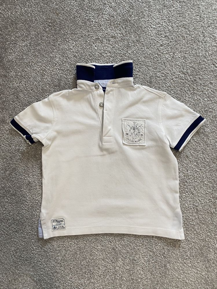 Polo białe rozmiar 86cm Original Marines