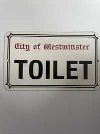Tabliczka Toilet Westminster