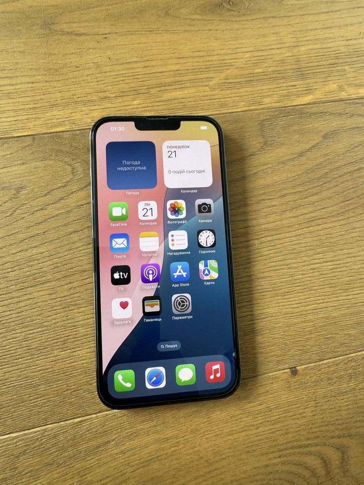 Apple iphone 13 256 gb Неверлок Чорний Midnight айфон