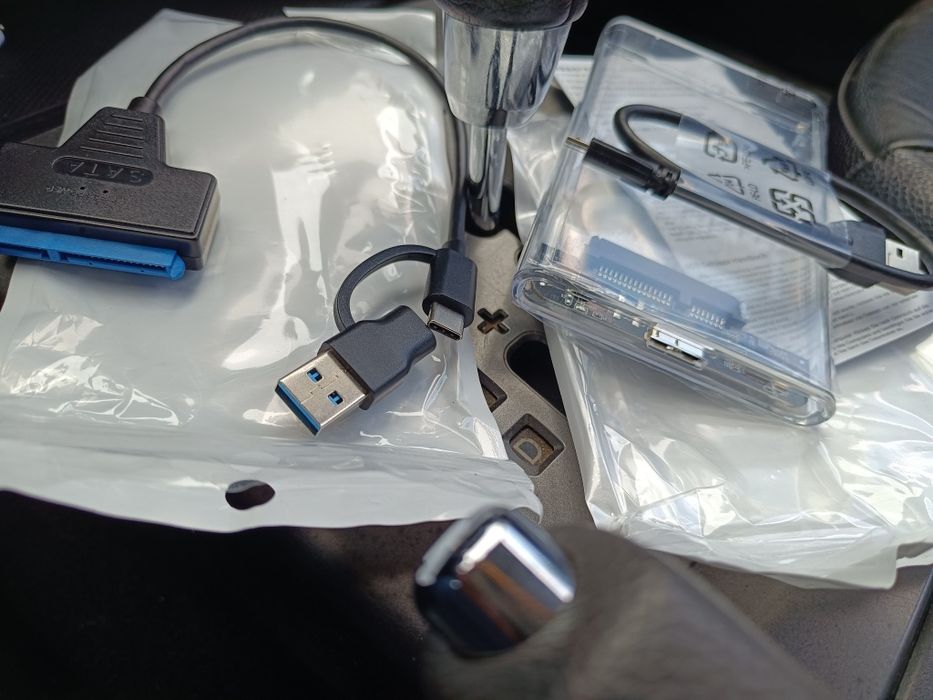 SSD/nvme диски 128/256Gb/USB3-typeC-sata кабель/Кишеня USB3.0 (карман)