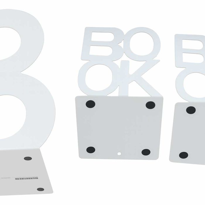 Podpórki do książek, białe 3 szt. (1 szt. Ikea BUSBASSE)