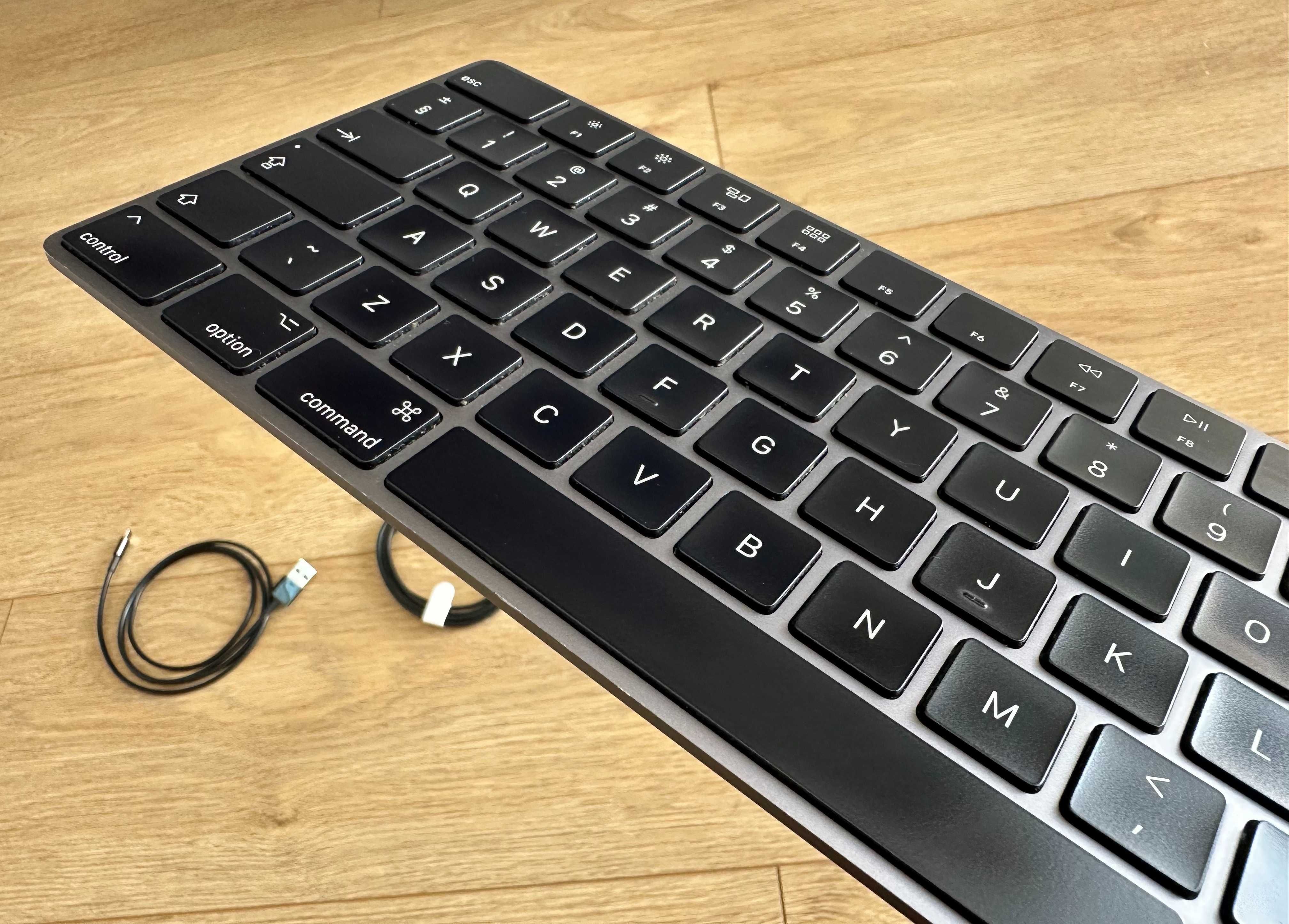 Zestaw Apple Magic Keyboard i Apple Magic Mouse (lightning, czarne)