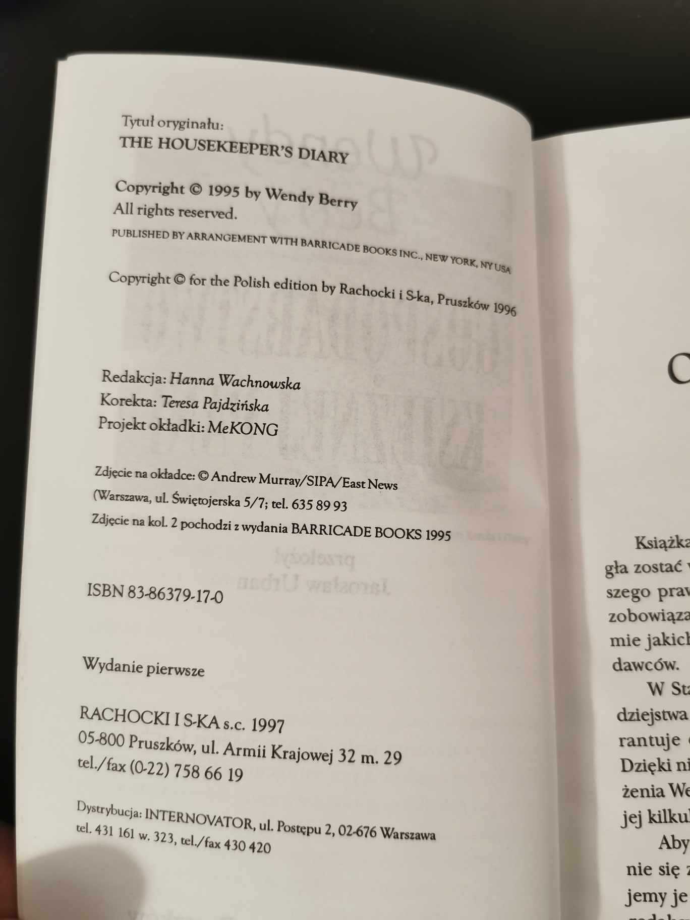 Gospodarstwo księżnej Pani - Wendy Berry UNIKAT