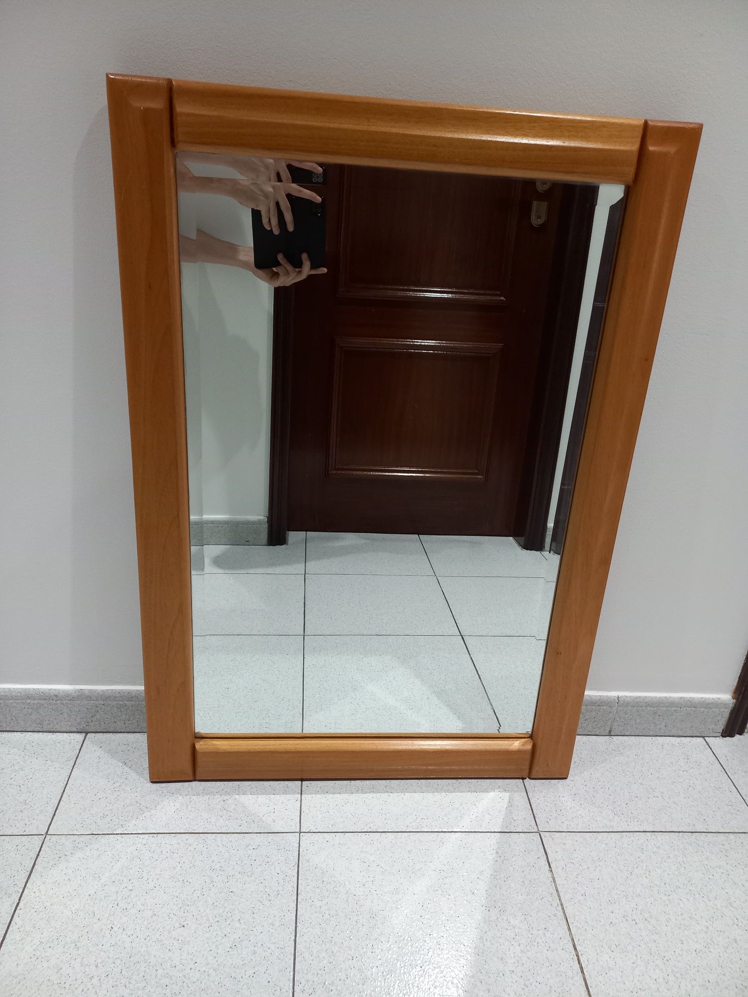 Espelho Madeira Maciça