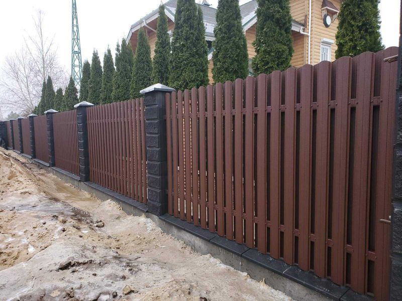 Штакетник  Штахетник Паркан з Штахет Металеві Штахети Дніпро