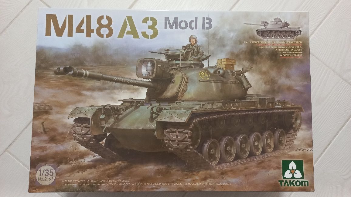 Модель танку M48A3 Takom 2162 1/35