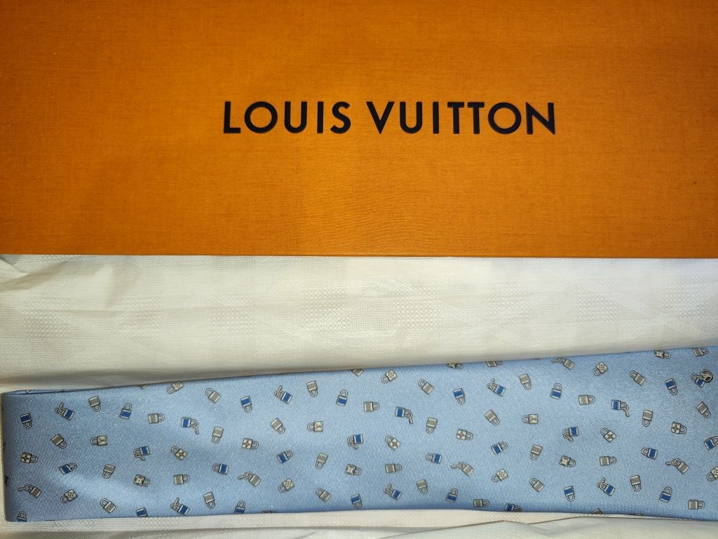 Gravata seda Louis Vuitton