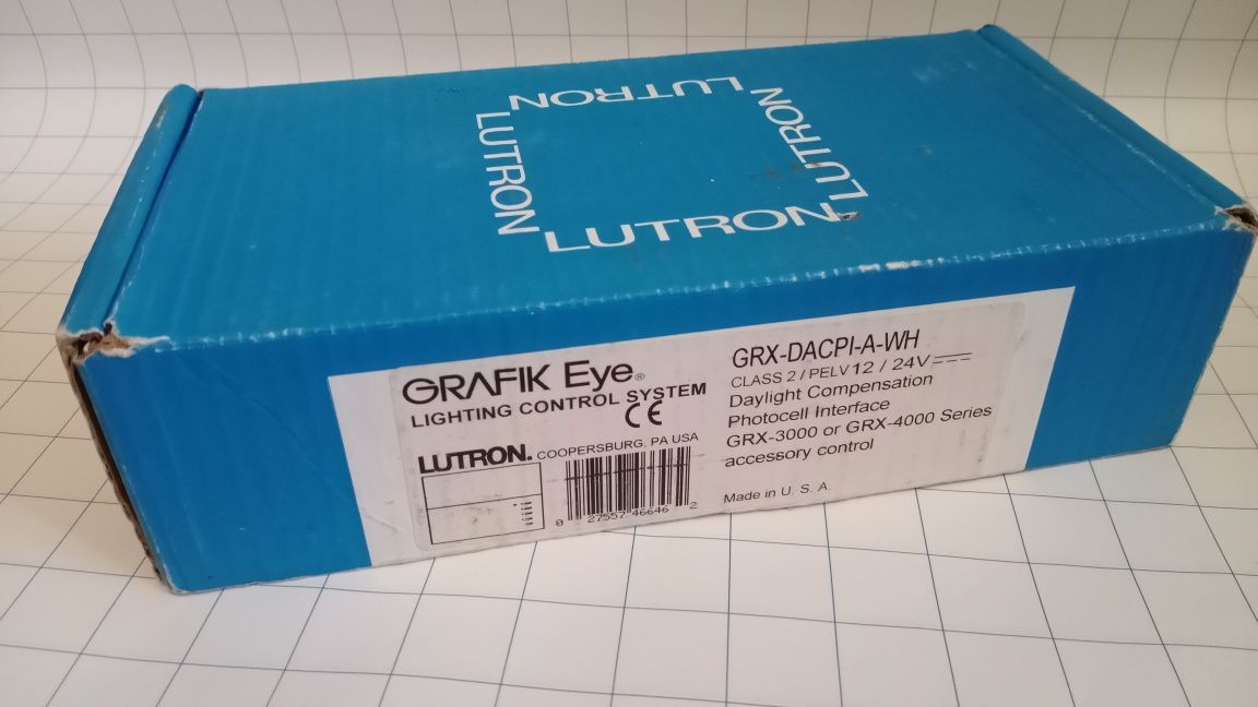 Інтерфейс LUTRON GRX-DACPI-A-WH Lutron Grafik Eye Daylight Control