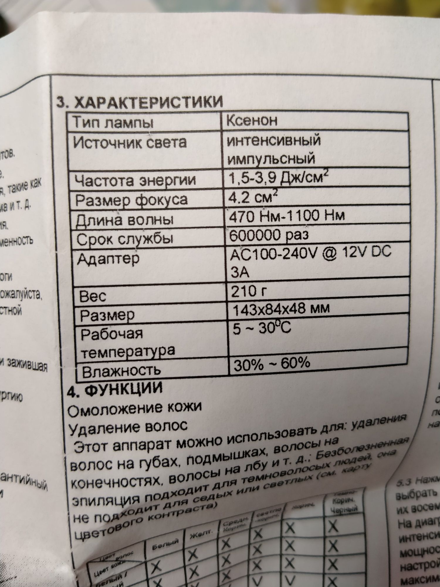 Эпилятор лазерный А 110