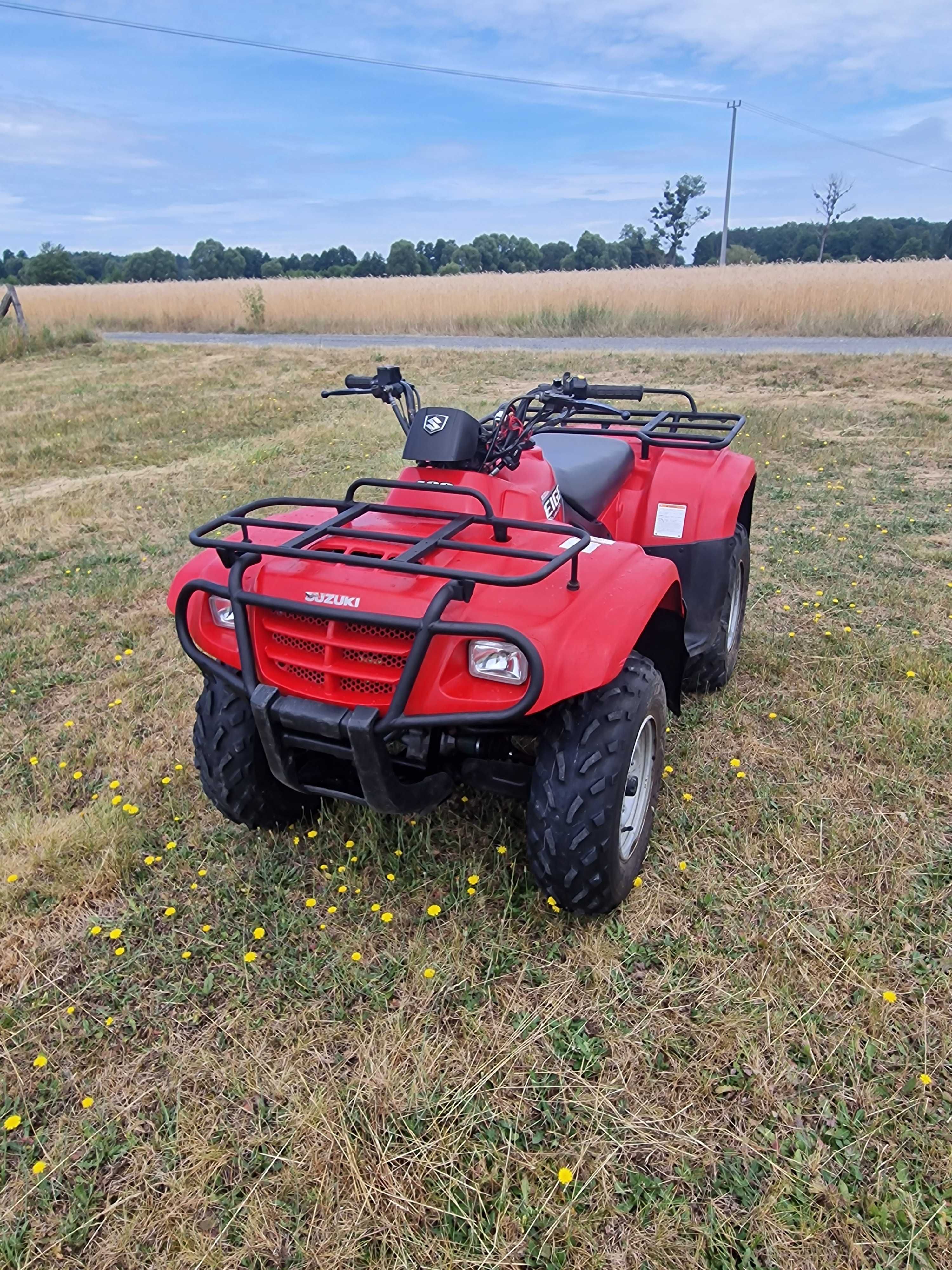 Quad Suzuki Eiger 400 Automat 4x4 2x4 stan bdb Fv23% cena brutto!